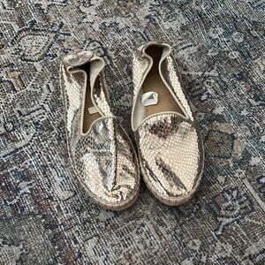 Dolce Vita Shimmering Gold Loafers